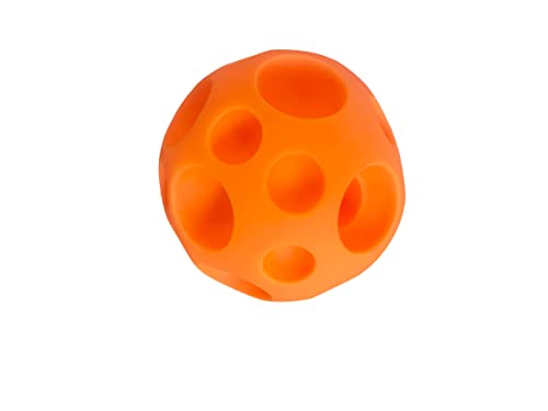 Large Treat Dispensing Ball for Dogs Pigs Rabbits or Other Pets (Orange)