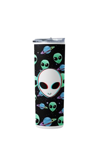 El Mejor Listado de Marcianos Tumblr de esta semana. 40 Genérico Termo Skinny Tumbler Marciano Blanco 3D, Aragon Creative