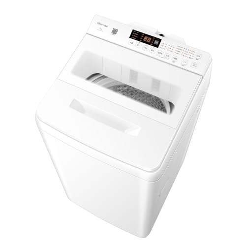 薄型洗濯機 7kg 1〜3人用 Amazon | ハイセンス 洗剤自動投入 洗濯機 7kg 1-3人用 最短14分洗濯