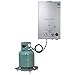 VEVOR 18L Upgrade Type Tankless Propane Water Heater 4.8GPM Propane Hot Water Heater with Water Filter & Gas Regulator for Outdoor Home RV etc