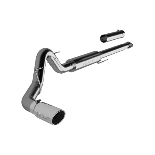 MBRP S5259AL 4" Cat Back, Single Exhaust System (Aluminized Steel)