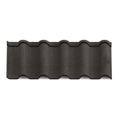 Tejas asfálticas con base metálica y tejas onduladas; paneles para techos de acero galvanizado impermeables, ignífugos y con aislamiento térmico.(H)