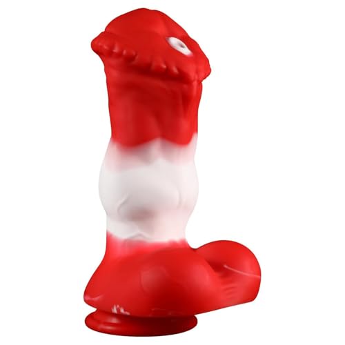 Dildo cheval XXL en silicone de 32 cm avec ventouse et base ventousée grand nœud
