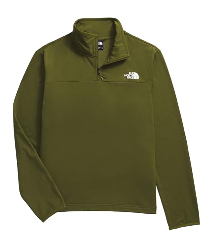 Image of THE NORTH FACE mens Cedar Trail Grid Fleece Quarter Zip Jacket | Cold Weather Top With Durable, Reinforced Bindings