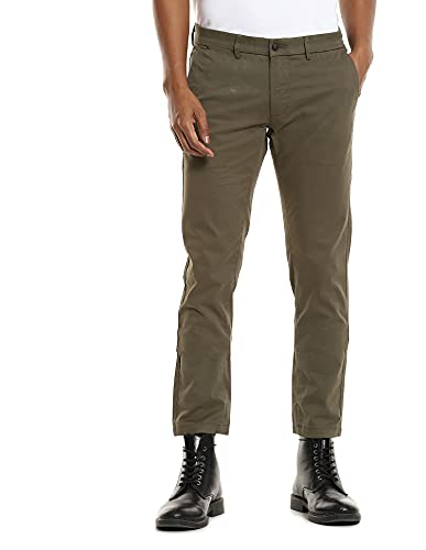 Image of Arrow Men's Slim Pants (ARGT6023 Olive 30)