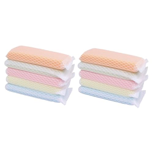 CALLARON 10pcs Dish Washing Cloth Reusable Sponge Scrubbers Soft Absorbent Dish Cleaning Scouring Pad Sponge for Kitchen Random