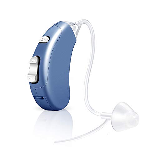 Britzgo Digital Hearing Amplifier BHA-902S"Smarter" - P13 Germany Made Battery - Metal Blue - Behind-The-Ear Hearing Amplifier
