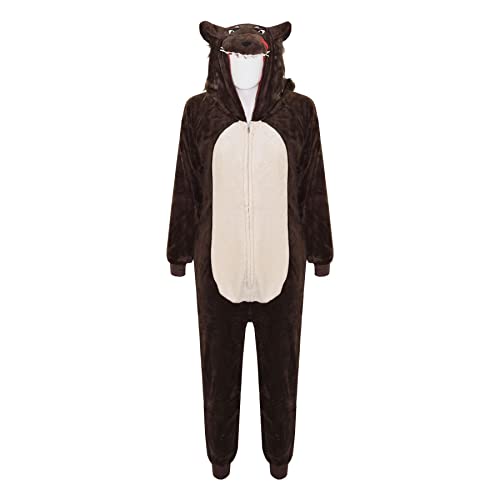 A2Z 4 Kids Animal Onesie for Kids Girls Boys Super Soft Costume Onesie - E.S Wolf 11-12. - Image 2