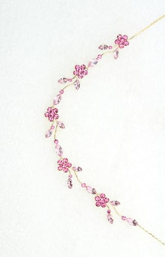 Image of Faship Gorgeous Rhinestone Crystal Floral Necklace Earrings Set