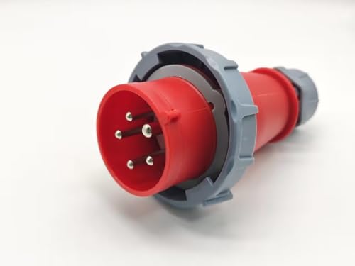 Conector industrial 5 pines 16A 380V 415V IP67 toma trifásica 3P+E+N 3