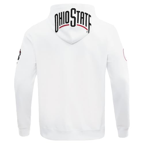 Image of Pro Standard Mens College Classic Chenille Cotton Double Knit Full Zip Hoodie