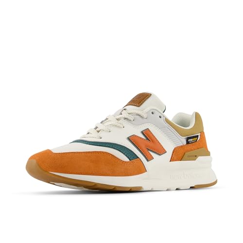 New Balance Men's 997H V1 Sneaker, Sea Salt/Infield Clay/New Spruce, 14