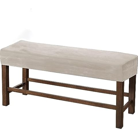 High Stretch Velvet Plush Bench Cover Cover