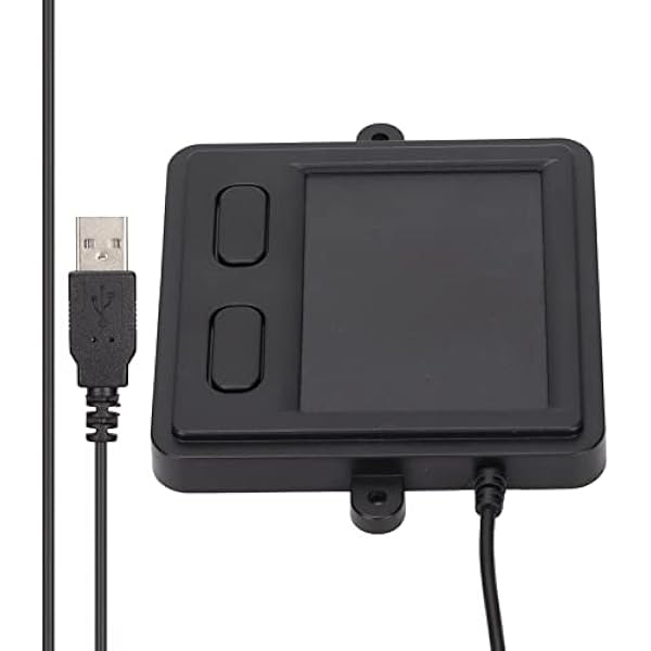 Bewinner Przewodowy Panel Dotykowy USB, Przenośny Gładzik z 2 Przyciskami, Plug and Play 600 DPI, Kompaktowy Wymienny Panel Dotykowy do Komputerów Stacjonarnych, Laptopów i Komputerów PC