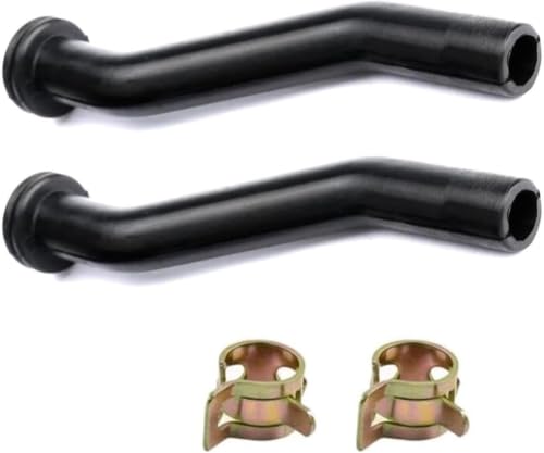 Image of 596163 Compatible with Select Small Gasoline Engines Replacement Part 593998 797408 (2pcs 596163 and 2pcs clamps)