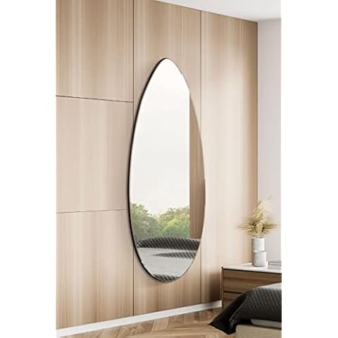 MirrorOutlet Tear Drop Frameless Full Length Mirror Cover