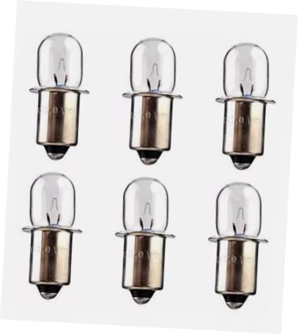 6 Pcs Replacement Xenon Flashlight Bulbs Compatible with Ryobi, Compatible with Rigid 780036001 780296001 Flashlight - Rk21