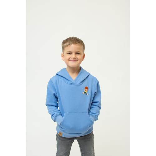 Sweat à capuche bleu clair Pumuckl pour enfant
