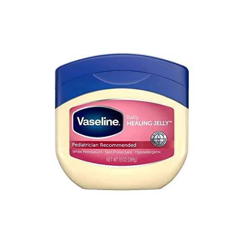 Image of Vaseline 100% Pure Petroleum Jelly, Baby Skin Protectant, 13 Oz,Pack of 4