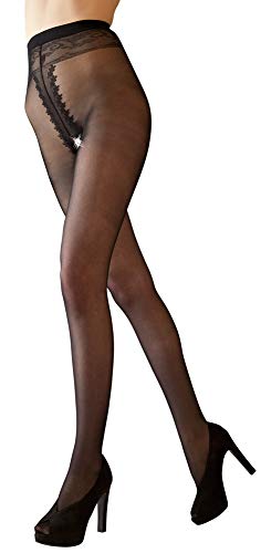 Collants sexuels Cotelli Noir XL pour vos soirées romantiques