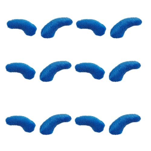 12pcs Antler Shape Padded Appliques Patches Craft Toy Clothes Sewing Woman Hair Clip Accessories