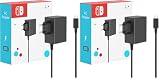 45W Switch Netzteil mit 3M/10FT Ladekabel Kompatibel mit Nintendo Switch/Lite/OLED/Deck Dock/Pro Controller, Unterstützt TV Modus (Packung mit 2)