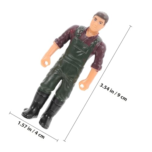 Figurines de fermier et mini-outils de ferme de 12 pièces - 2