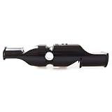 ACME Doppelton Hundepfeife No. 640 / No. 641 – Profi-Doppelpfeife mit 2 Signaltönen & Gratis Lederband – Standardisierte Frequenz (No. 640/black)