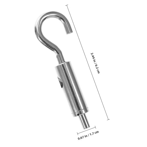 BESTYASH 6 piezas Tensor para Cable de Acero con Ojal para Suspensión, Accesorio de Gancho para Cables, para Aplicaciones Industriales y al Aire Libre miniatura 2