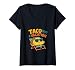 Womens Taco ‘Bout a Vacation – Fun Summer Quote V-Neck T-Shirt