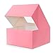 UGWUIA Aeiniwer TANGDIAABBCC SIXNE Vicien Professional Bakery Box Pink Cake Box with Window-10 pack-10x10x5 Inch Durable