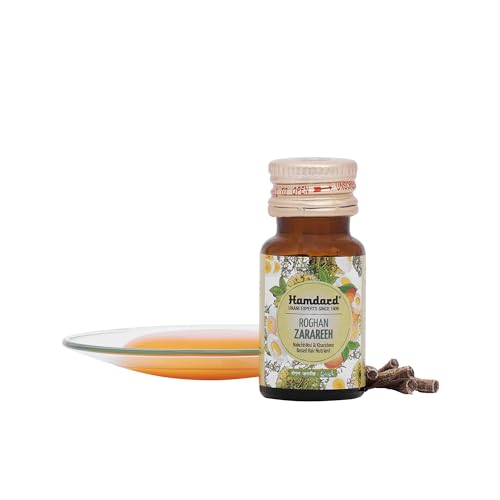 Image of Hamdard Roghan Zarareeh 25 ml | Unani Hair Oil | Traditional Formulation for Hair Care & Nourishment (Pack of 1)