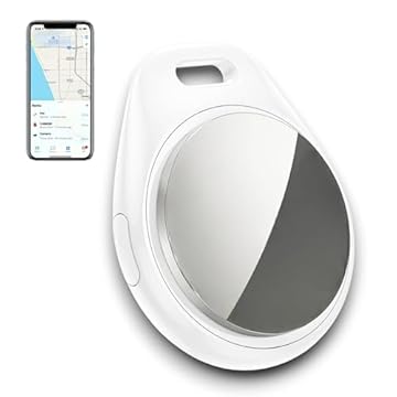 Chaveiro Localizador Bluetooth Smart Air Tag Tracker Localizador GPS para Mala, Mochila, Chaves, Bolsa, Crianças, Animais de Estimação Alarme de Som Compatível com Apple Find My (IPhone, IPad, iOS)