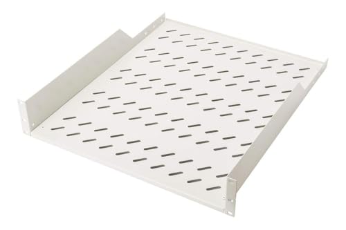 Tablette fixe 19 pouces DIGITUS 2U pour stabiliser le matériel sans rack - 2