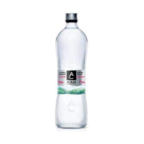 Aqua Carpatica Low Sodium Mineral Water - Sparkling (Glass Bottle) 750ml (Pack of 6)