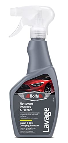 Holts Insect & Bird Dropping Remover for Cars Fast Acting Bug & Bird Poo Cleaner for Car Paintwork & Bumpers | Powerful Formula for All Exterior Surfaces | Paint-Safe Car Cleaner 500ml