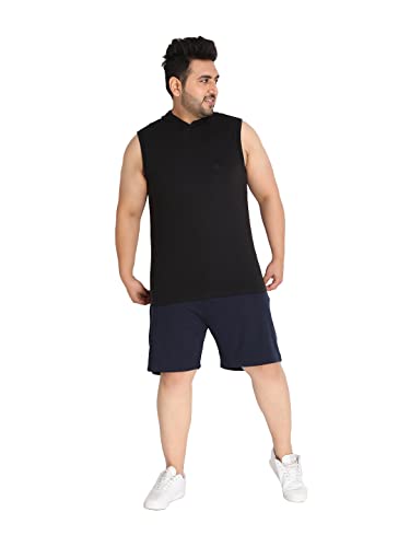 Image of CHKOKKO Men Cotton Regular Fit Tank Tops Sleeveless T-Shirt Gym Wear Vest Solid Stylish Round Neck Running Sando For Sports Workout Fitness & Casual Or Beach Wear