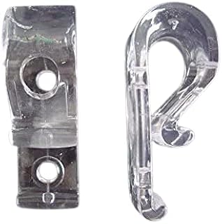 Amazing Drapery Hardware Roller or Roman Shade Safety Clear Cord Guides (Three)