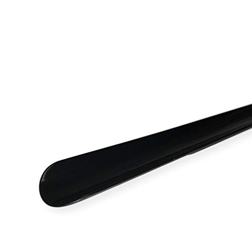 Long Shoe Horn (18 Inch) - Plastic Shoehorn For Men, Women And Kids - Extended Reach Assist- Large Dressing Aid, Sock Remover For Seniors, Elderly, Disabled- Leather Hero #TOP1