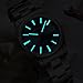 ADDIESDIVE 39 MM Automatic Watches for Men NH35 Movement Stainless Steel 100 M Waterproof BGW9 Luminous Light Blue Dial