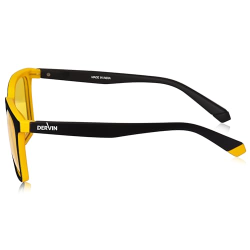 Image of Dervin UV Protected Yellow Lens Driving Polarized Sunglasses for Men & Women