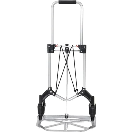 Carretilla plegable de mano de aluminio con ruedas de poliuretano miniatura 6