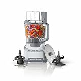 Ninja 4-in-1 12 Cup Food Processor, 1000-Watt Power Motor, XL Capacity Bowl, 4 Auto-iQ Smart Programs, Chop, Puree, Mix Dough & Slice with Precision Disc, Silver