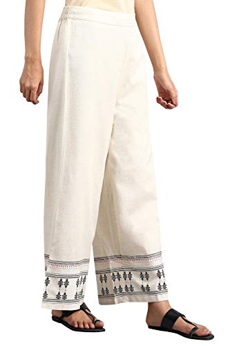 Image of W for Woman Women's High Rise Loose Fit Cotton Flared Pants