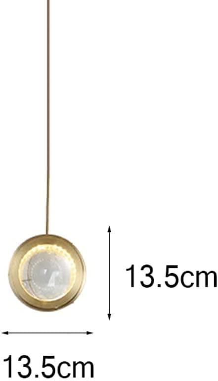 Lampe suspendue rétro HJLJKG extérieure allée balcon LED dorée - 2