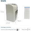 Time Clock - LCD Display Attendance Clock with 50 Time Cards, Paper Cards Punching Recorder for Office & Small Business Use, 1 Pcs