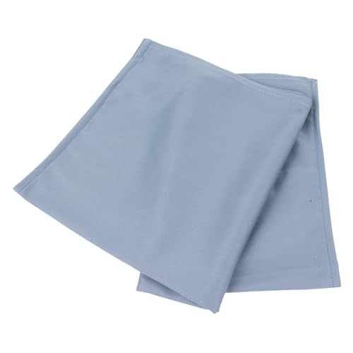 5 Servilletas cuadradas de poliéster 20x20 in azul dusty miniatura 1