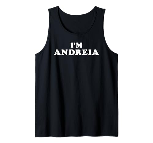 Sono Andreia, Mi chiamo Andreia, Sono Andreia, Personalizzato Canotta
