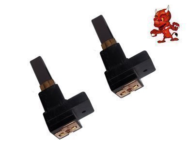 Kohlebürsten Motorkohlen inklusive Halterung passend für Dyson DC 23, DC23 mit YDK Motor Cover