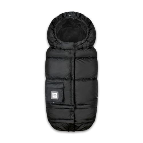 Image of 7AM Enfant Stroller Blanket 212 - Adjustable Baby Car Seat Zipped Blanket for Babies Winter, Unisex Multi Purpose Fleece Lined Warm Hooded Toddler Footmuff Water Repellent | (6M - 4T)